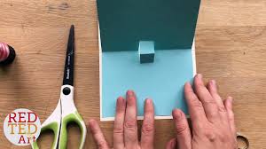 First, you need to take a scoring board and draw 1 cm increments now, fold your card along all of the score lines up until the last line. Easy Pop Up Fathers Day Card 3d Yoda Card Diy Star Wars Paper Crafts Video Dailymotion