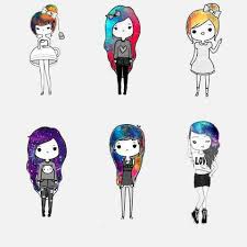 Omg Look At The Cher One With Galaxy Hair 3 Cute Drawings Cute Pictures To Draw Kawaii Drawings Learn how to draw awesome cartoons here �. cute drawings cute