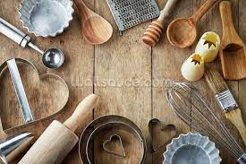 Cool kitchen gadgets background wallpaper. Kitchen Utensil Wallpaper Wallsauce Eu Baking Utensils Lemon Snack Snack Balls