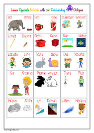 opposites words chart learning prodigy