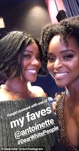Gabrielle Union sparkles in Elie Saab gown at Nappily Ever After event...  after shooting LA's Finest