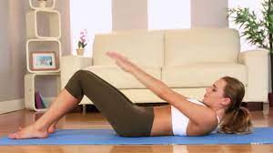 Have your knees bent and the balls of your feet and heels placed flat on the ground. Toned Brunette Doing Sit Ups At Home Video By C Wavebreakmedia Stock Footage 33430579