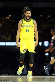 Patty mills basketball jerseys, tees, and more are at the official online store of the nba. Australian Boomers Beat Usa For The First Time Ever In Melbourne Daily Mail Online