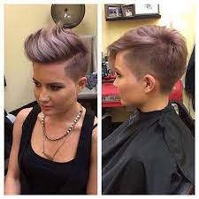 Shaved Sides Short Hair Styles For Round Faces Super Short Hair Short Shaved Hairstyles