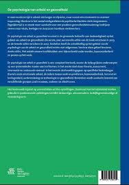 Bol Com De Psychologie Van Arbeid En Gezondheid 9789031398539 Boeken