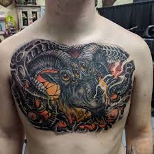One of the best tattoo shops fayetteville nc when you search for those tattoo shops near me. Biomech Goat By Bryan Arlen At Old Salt Tattoo In Jacksonville Nc Tattoos
