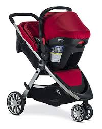 Carrinho De Bebe 3 Rodas Bebe Conforto Britax B Lively Cardinal