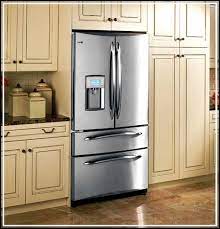 A standard refrigerator typically has a depth of about 30 to 34 inches, not including the door handles. Counter Depth Refrigerator Vs Standard Depth Refrigerator