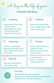As babies get older, they will start to breastfeed less often and sleep for longer periods at night. 3 Month Old Baby Milestones Weight And Sleep Schedule Pampers