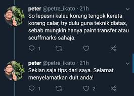 Aug 11, 2020 · hanya dengan 2 benda yang kos tidak sampai rm20 kesan calar pada kereta dapat dihilangkan. Hilangkan Kesan Calar Pada Kereta Ikut Cara Ni Kos Rm13 Je