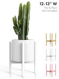 Plant Stand White Modern Wood Planter Holder Indoor Outdoor Mid Century Tall Pot Shelf For 12 13 Pots Walmart Com Walmart Com Growing your own plants, flowers and vegetables can be a fun and exciting hobby.