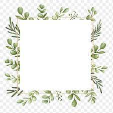 Download Premium Png Of Green Floral Frame Transparent Png By Noon About Border Png Frame Tree And Floral 2 Floral Border Design Green Leaf Background Frame