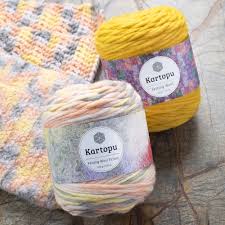 Kartopu Felting Wool Is A Yarn That Felts Completely When Machine Washed You Can Use This Very Exciting Yarn For Accesso Storing Craft Supplies Wool Felt Yarn