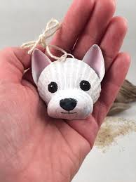Diy Craft Supply Blank Seashell Dog Ornament West Highland Etsy In 2020 Shell Crafts Diy Shell Crafts Beach Crafts Diy