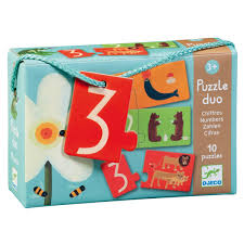 Puzzle Duo Chiffres Jeux De Nombre Jouet Djeco Jeu Jouet