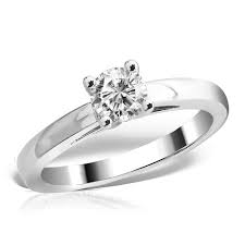 Povestea teilor a inceput cu un la teilor totul incepe cu un diamant. Inel De Logodna Din Aur Alb De 18k Cu Diamant De 0 24ct Gramaj 3 32 Teilor