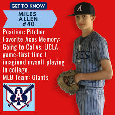 COUNT DOWN TO COOPERSTOWN! With just 3 days to go, we'd love to introduce  you to Miles Allen: Miles is an exceptional baseball talent that is  considered as one of our top