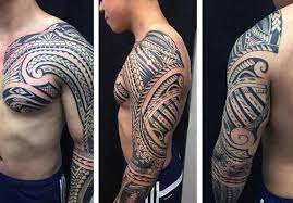 Awesome tribal turtle tattoo stencil. 40 Polynesian Sleeve Tattoo Designs For Men Tribal Ink Ideas