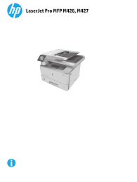 The full solution software includes everything you need to install your hp printer. Manual Hp Laserjet Pro Mfp M426 Page 1 Of 186 English