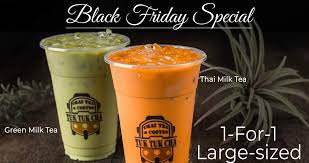 Tuk Tuk Cha 1 For 1 Large Sized Thai Milk Tea Or Green Milk Tea At All Stores On 29 Nov 2019