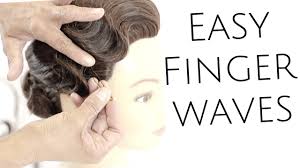 You don't need to cut your hair!items used: Vintage Finger Wave Tutorial Learn How To Style Classic 1920 S Flapper Style Vintage Waves Youtube