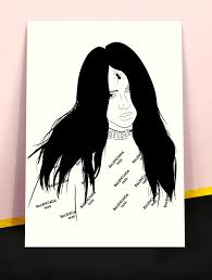 Black And White Billie Eilish Poster Billie Eilish Poster Should See Crown Etsy Art Prints Dark Art Art