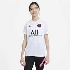 The tee has an oversized back graphic and colors inspired by the club's home kit on select versions. Buy Jordan X Paris Saint Germain T Shirt Off 60