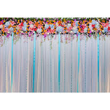 Jadi yang mau membuat undangan digital. Digital Dicetak Orange Pink Biru Blossoms Pernikahan Tirai Pita Tahap Partai Tema Foto Latar Belakang Bunga Fotografi Latar Belakang Background Aliexpress