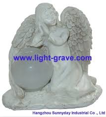 Polyresin Angel Solar Light Solar Angel For Garden Angel Solar Grave Light Made Of Resin Polyresin Angel Light Manufacturer From China Hangzhou Sunnyday Industrial Co Ltd