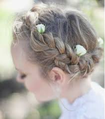 Les idées pour des coiffures de petite fille que nous vous présentons ou encore idée coiffure petite fille mariage, coiffure petite fille tresse etc. La Couronne De Tresse En Un Clin D Oeil Pour Mon D Day Mariage Com