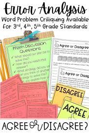 Math Error Analysis In 2020 Error Analysis Math Math Word Problems Math Problem Solving Activities