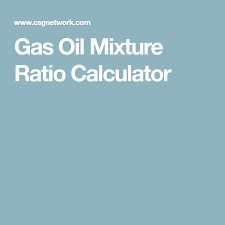 Gas Oil Mixture Ratio Calculator Smarty Oil Gas Calculator