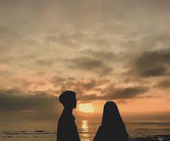 Aesthetic Couple Potret Diri Pasangan Animasi Pasangan