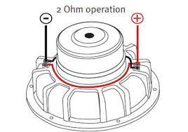 Pick your subs based on the lowest impedance your desired amp can handle while remaining stable. Dual 4 Ohm Voice Coil Wiring Options For Single Sub Woofers 2 Ohms Garmin Support