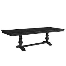 Bradding Black Rectangular Extension Dining Table Extension Dining Table Dining Table Rectangular Dining Room Table