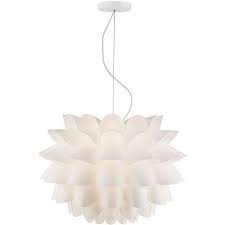 Possini Euro Design White Flower Pendant Chandelier 4 980 Mxn Liked On Polyvore Featuring Home Lighting Ceiling Lights Flower Chandelier Flower Light W