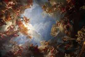 Stock photos from creative lab/shutterstock michelangelo spent four years painting the ceiling of the sistine chapel for pope julius ii. One Of The Many Ceiling Paintings Versailles Ceiling Painting Painting Art