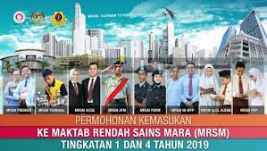 Permohonan secara online kemasukan ke maktab rendah sains mara (mrsm) bagi tingkatan 1 dan tingkatan 4 ambilan tahun 2019 bagi semenanjung malaysia, sabah dan sarawak akan dibuka mulai 9 september 2018. Permohonan Online Kemasukan Tingkatan 1 Dan Tingkatan 4 Mrsm Bagi Sesi 2019 Mypendidikanmalaysia Com