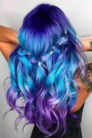 This video is for all the people have been wondering how blue and purple shampoo should be used! 44 Incredible Blue And Purple Hair Ideas That Will Blow Your Mind