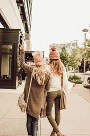 Friends Wearing Matching Outfits Best Friends Winter Fashion Heatherpoppie Fashion Matching Outfits Winter Fashion