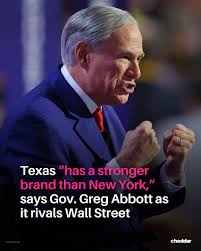 Hot take: Could Texas be the new Wall Street? Texas is making its move to  rival Wall Street as a major financial hub in the U.S. Governor Greg Abbott  boldly stated, “Capital