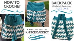 It can be used for both sexes and also by kids and. How To Crochet Backpack Part 1 Youtube