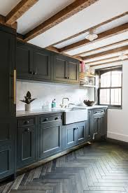 Explore these kitchen cabinet paint color combinations to freshen up your cooking space. Dark Gray Kitchen Ideas Contemporary Kitchen Ensemble Architecture