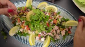 Insalata di limoni alla siciliana. Insalata Di Polipo Alla Siciliana Youtube
