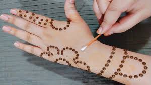 Easy Simple Mehndi Design Backhand New Cotton Bud Mehndi Design Trick Simple Mehndi Designs Mehndi Designs For Beginners Mehndi Designs For Girls