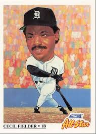 1991 Score Cecil Fielder Detroit Tigers #395