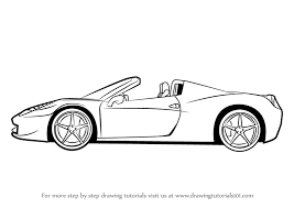 How to draw a ferrari f430 spider. Learn How To Draw A Ferrari Sports Cars Step By Step Drawing Tutorials