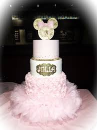 Baby Mickey Mouse Baby Shower New Minnie Mouse Pink And Gold 1st Birthday Minnie Mouse Birthday Cakes Minnie Mouse 1st Birthday Mini Mouse Birthday Party Ideas