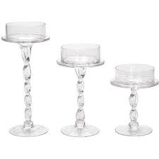 The most common tall glass votive material is glass. 6 Glass Pillar Candle Holder Walmart Com Walmart Com