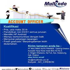 Bintang indonesia sejahtera abadi, mlm bisa. Lowongan Kerja Account Officer Pt Multindo Auto Finance Cab Cirebon